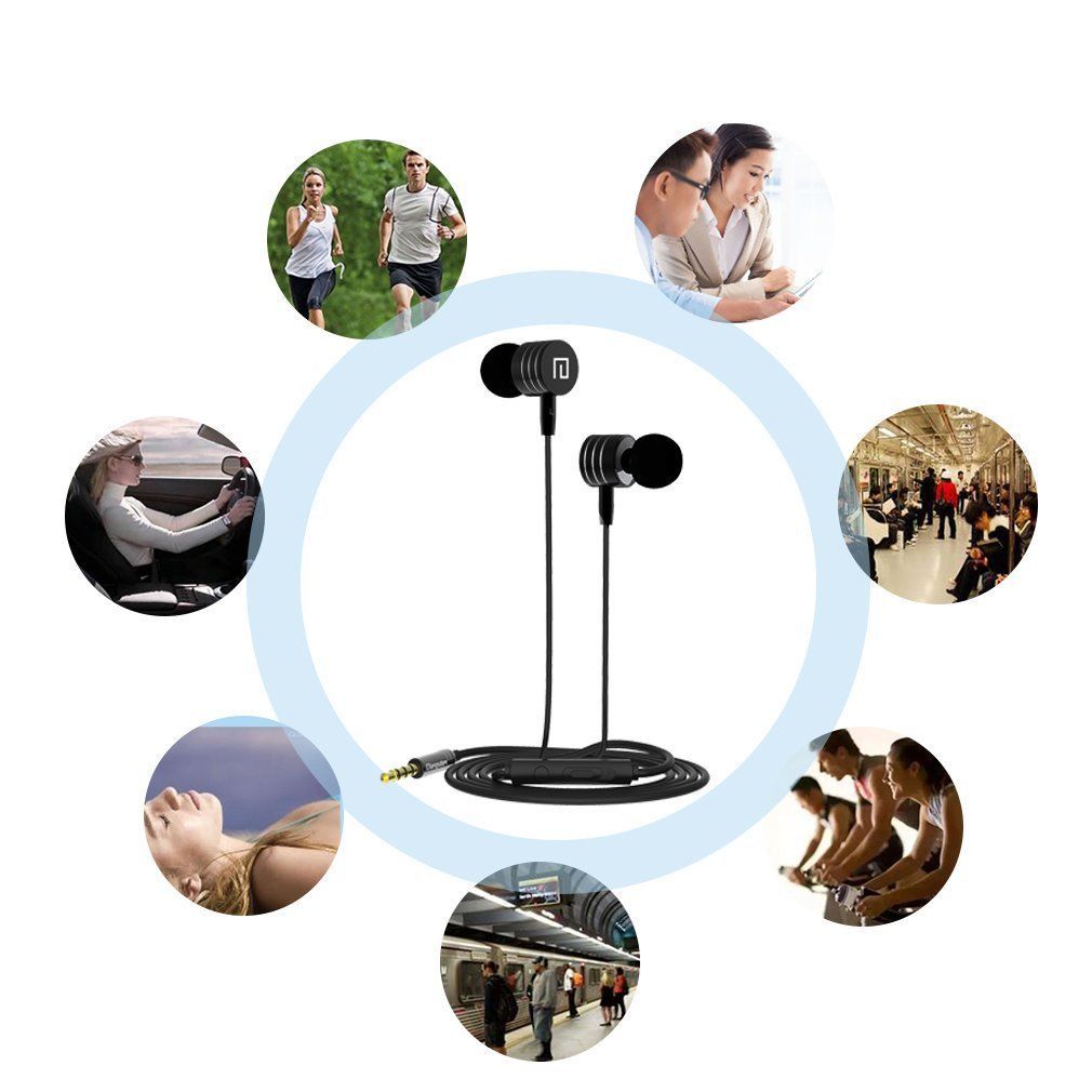 Langsdom i-7 Metall-In-Ear-Headset