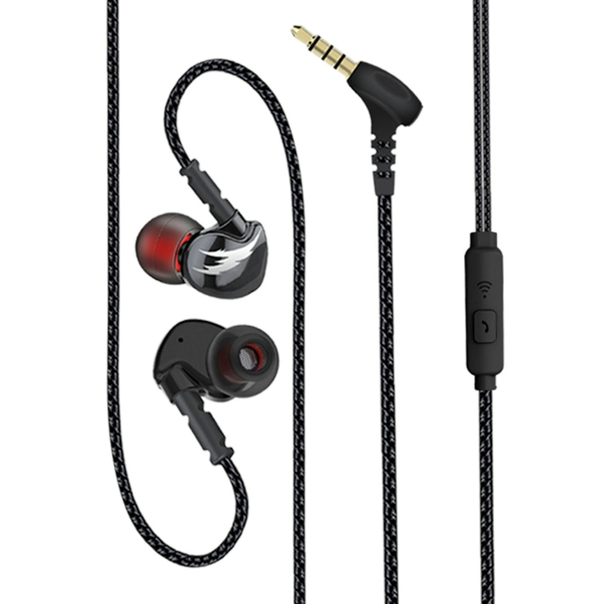 Super Bass Sport In-Ear Kopfhörer Ohrhörer V2 Headset Earphone Headphone Tasche