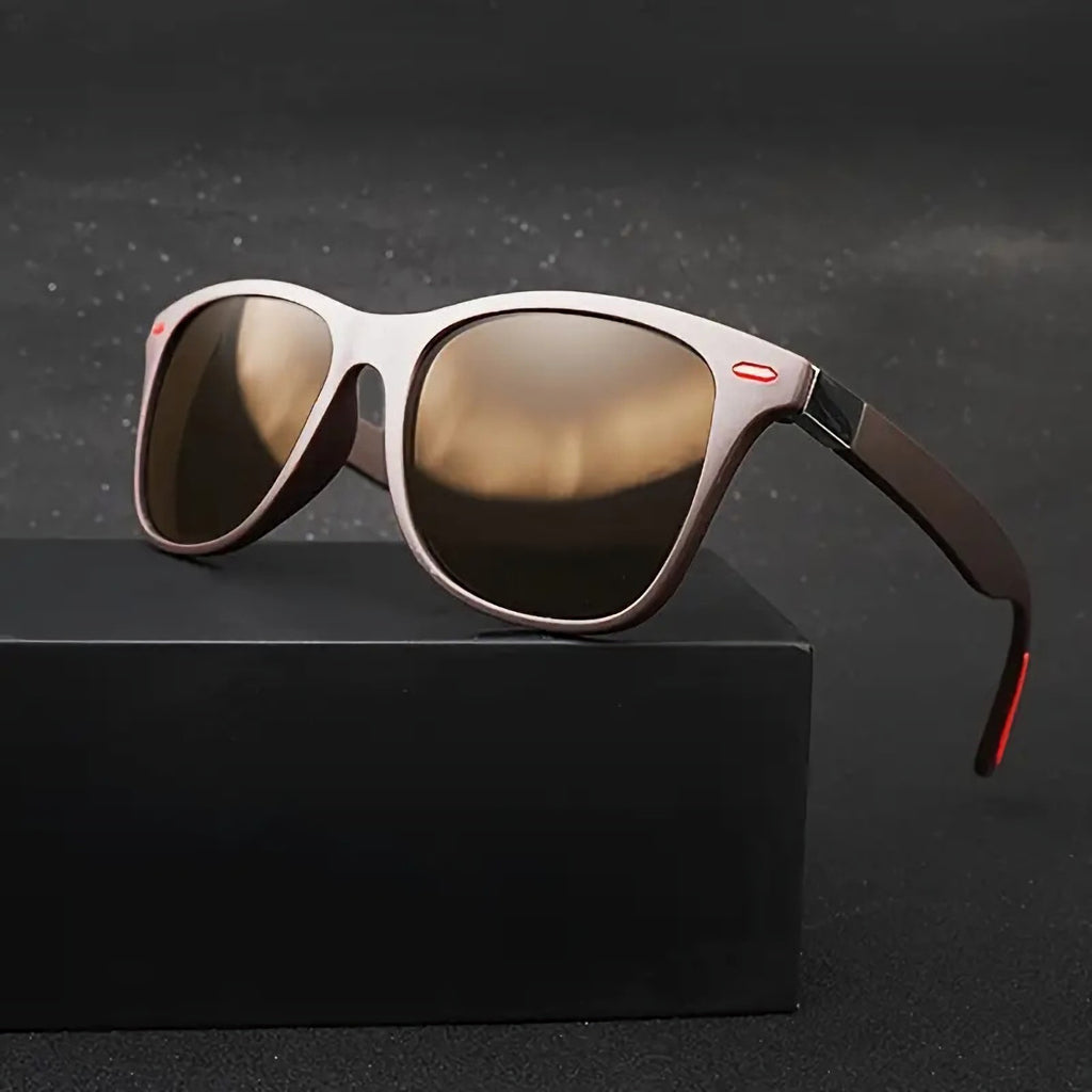 Matt-braune polarisierte Blues-Brothers Sonnenbrille