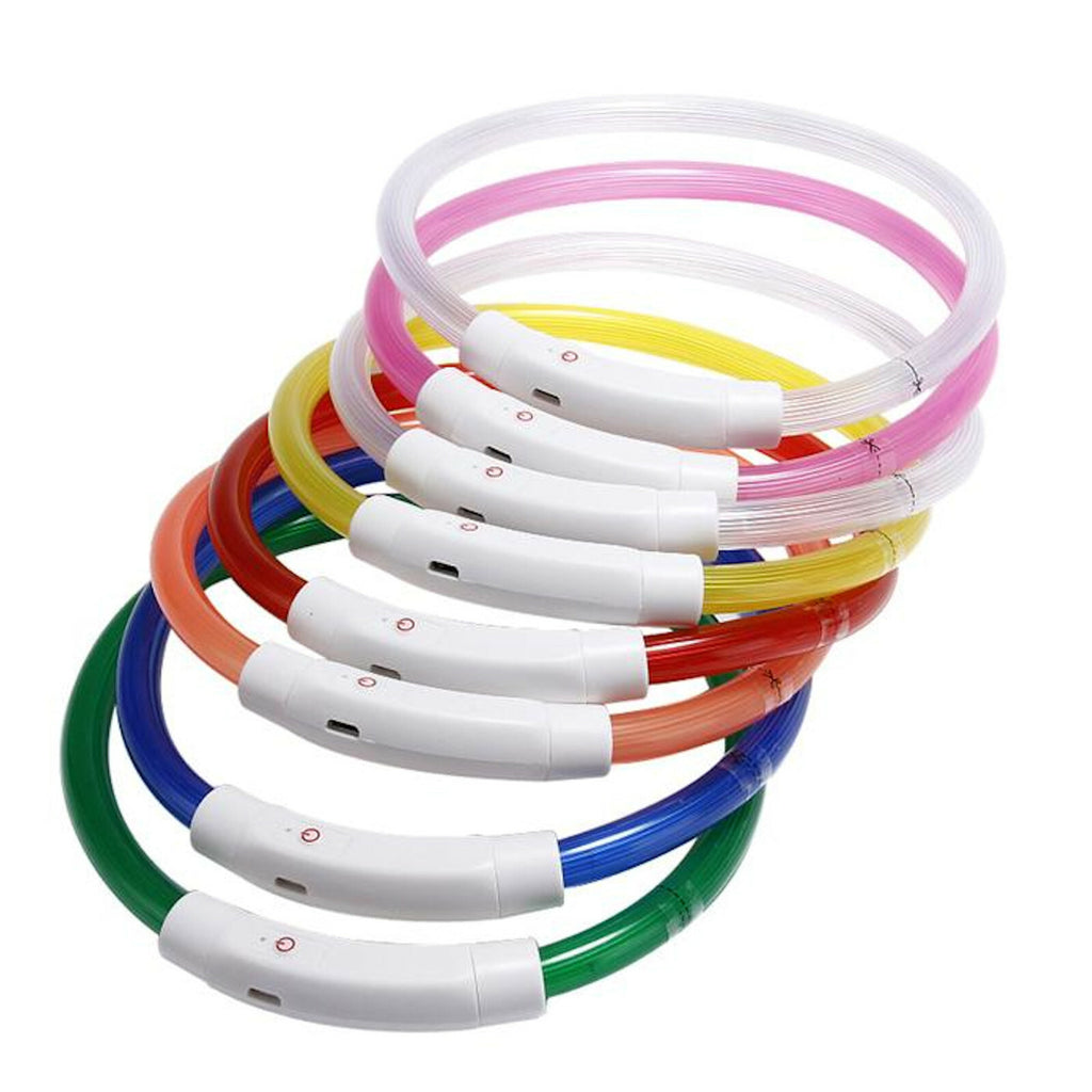 Kürzbares LED-Hundehalsband mit USB-Akku