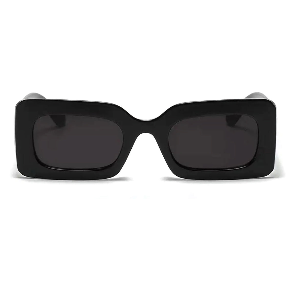 Glänzend schwarze Retro-Partybrille