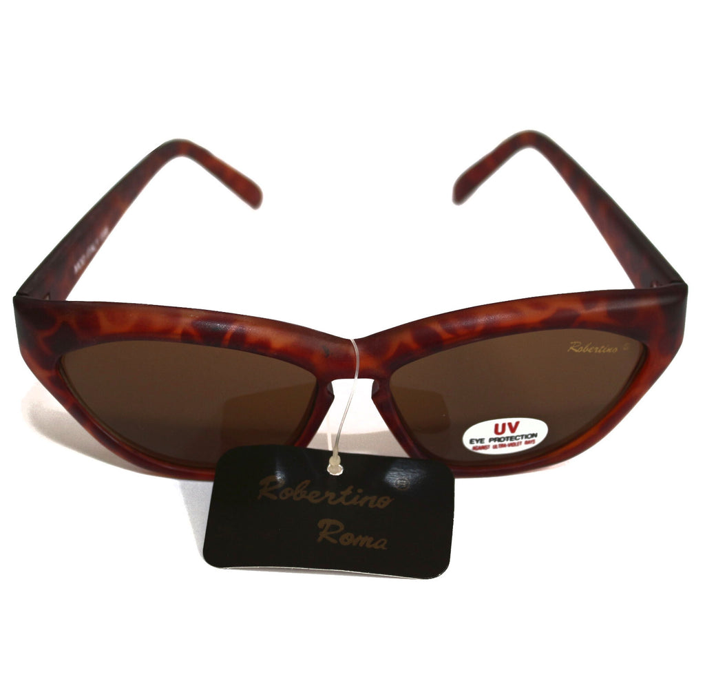 Robertino Damen-Sonnenbrille im braunen Tigerlook
