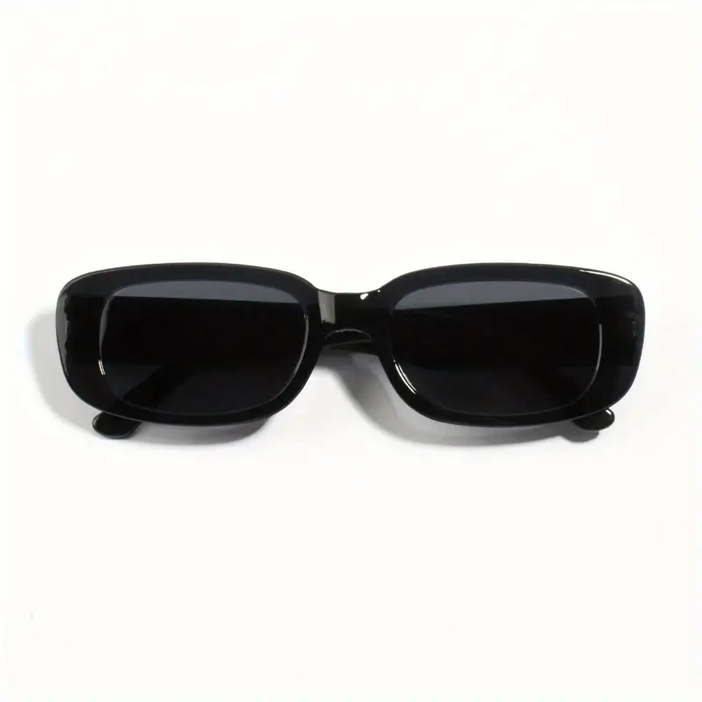 Glänzend schwarze Retro-Partybrille