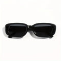 Glänzend schwarze Retro-Partybrille