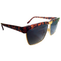 Braun getigerte Designer Unisex-Sonnenbrille