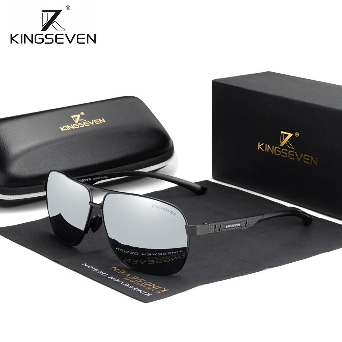 Kingseven N7188 polarisierte Piloten-Sonnenbrille