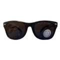 Schwarze Wayfarer-Sonnenbrille mit extra dunklen Gläsern