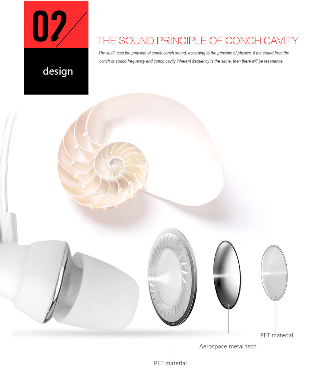 3K G28 In-Ear-Headset mit Mikrofon