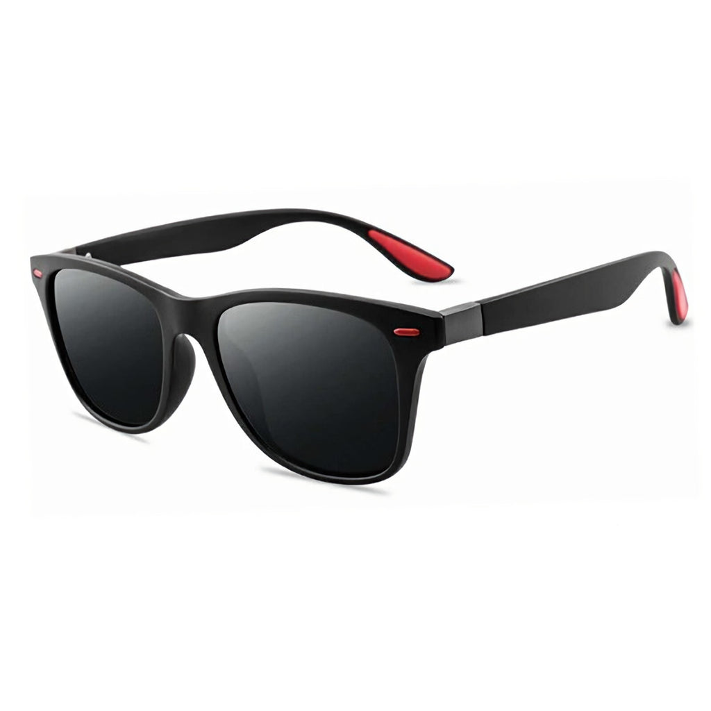 Mattschwarze polarisierte Blues-Brothers-Sonnenbrille