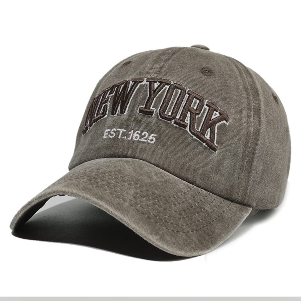 New York Vintage Basecap mit Retro-Stickerei
