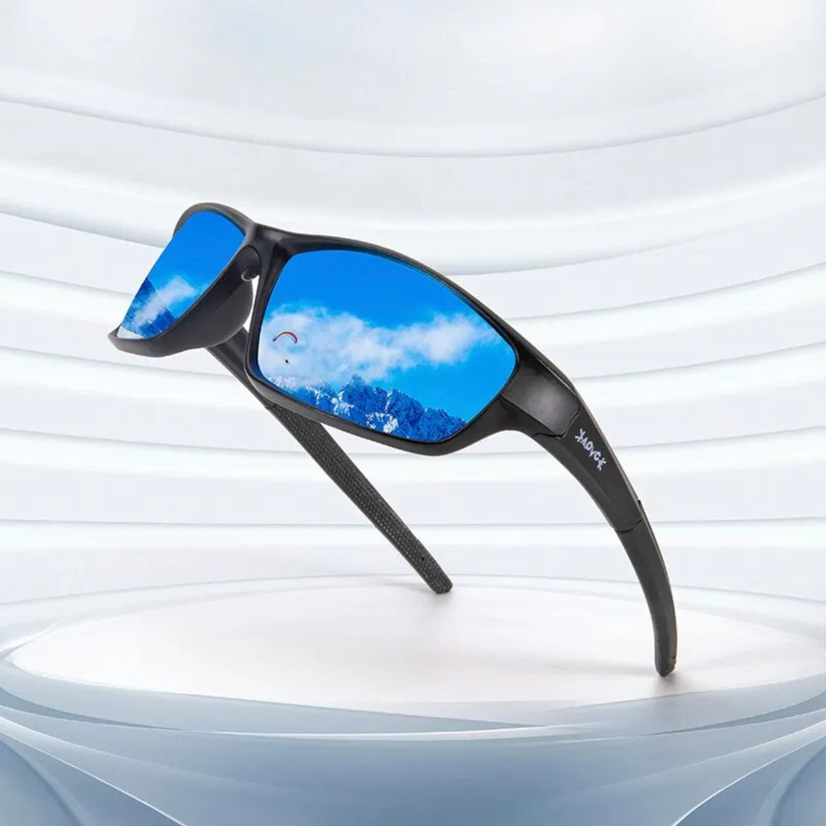 Sport-Sonnenbrille X17 mit blauen Spiegelgläsern
