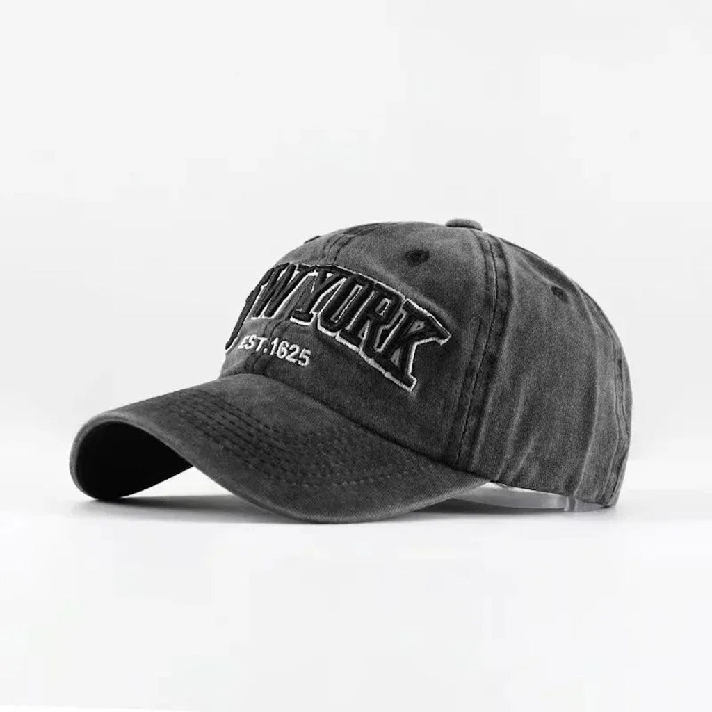 New York Vintage Basecap mit Retro-Stickerei