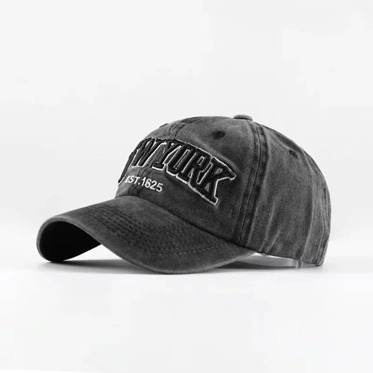 New York Vintage Basecap mit Retro-Stickerei