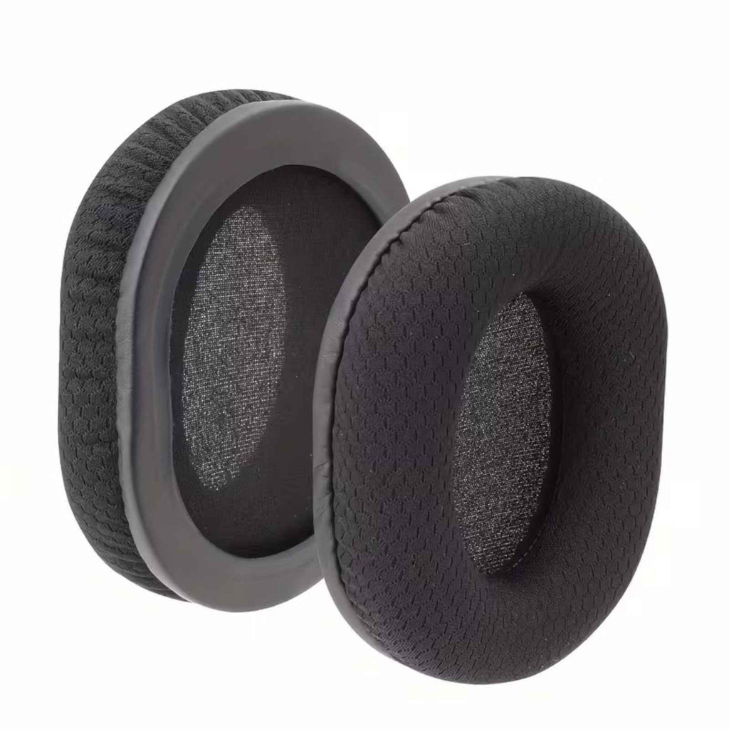 Ersatz Ohrpolster Audio Technica ATH M50X M40X M30X M20X MSR7 SX1 schwarz Mesh