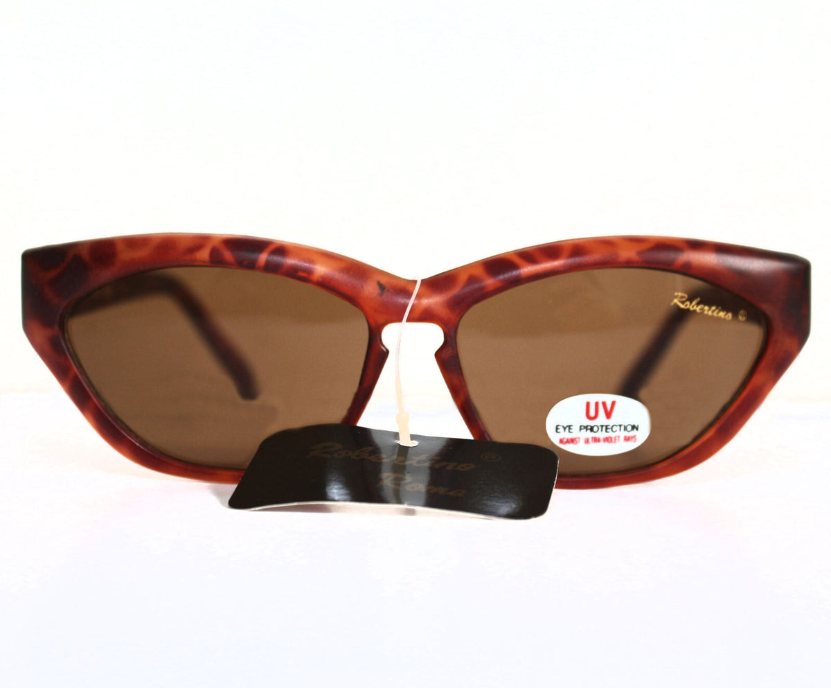Robertino Damen-Sonnenbrille im braunen Tigerlook