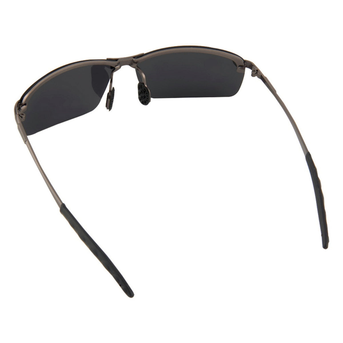 Gunmetal Matrix-Sonnenbrille mit polarisierten Gläsern