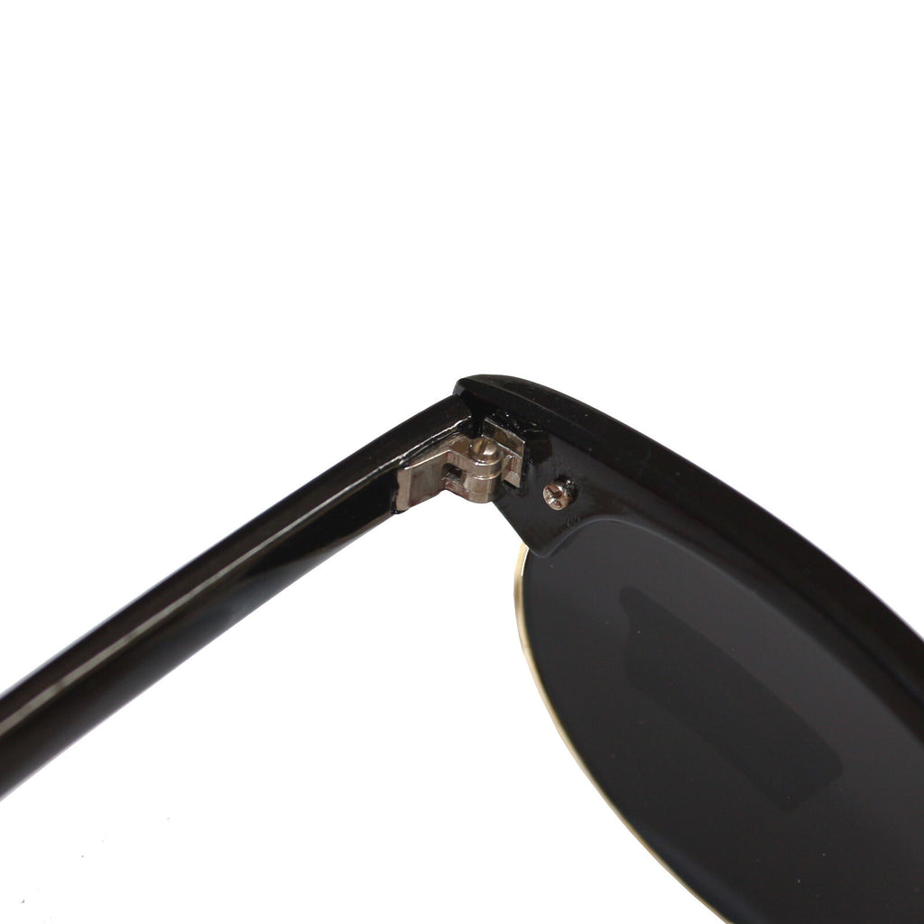 Schwarz-goldene Vintage Sonnenbrille