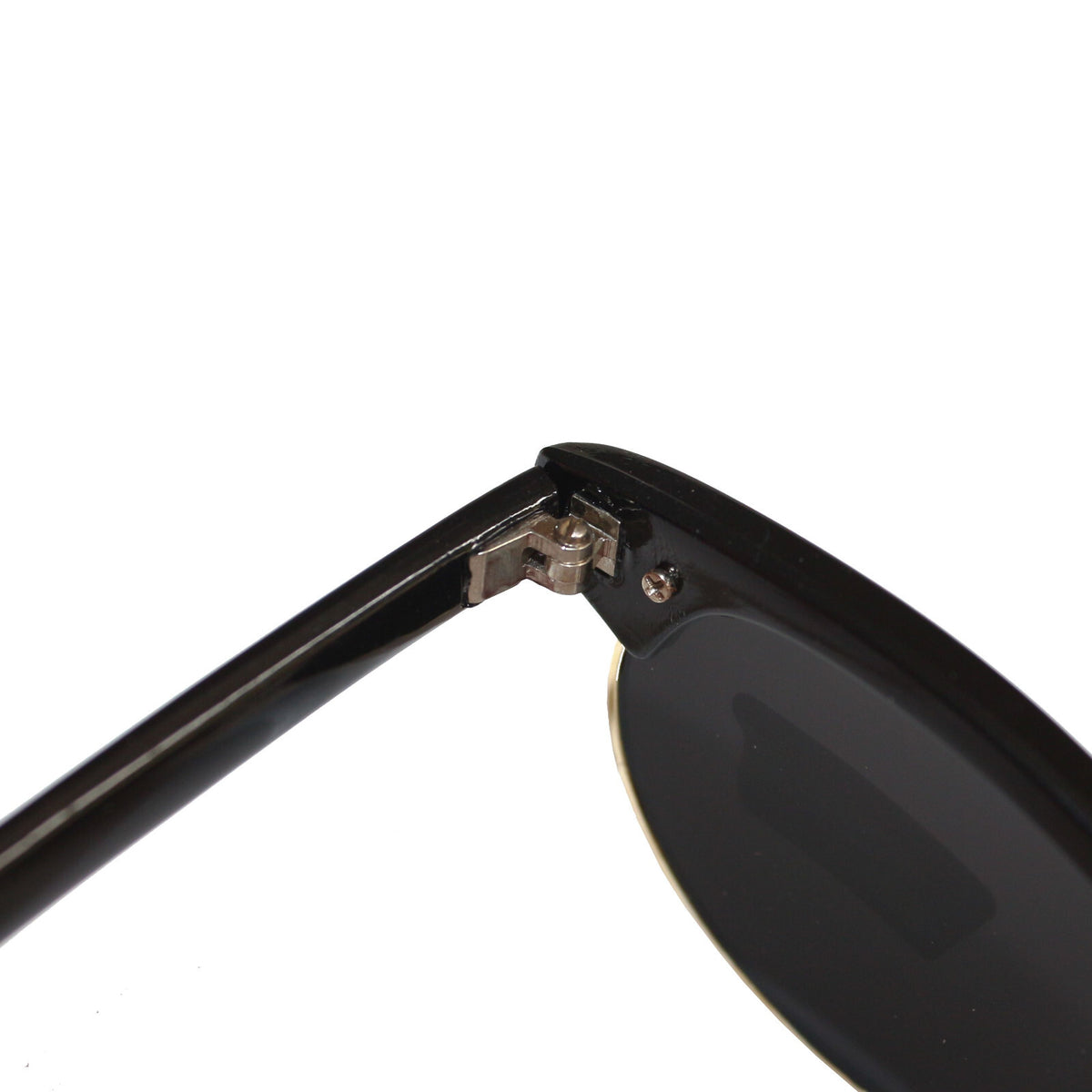 Schwarz-goldene Vintage Sonnenbrille