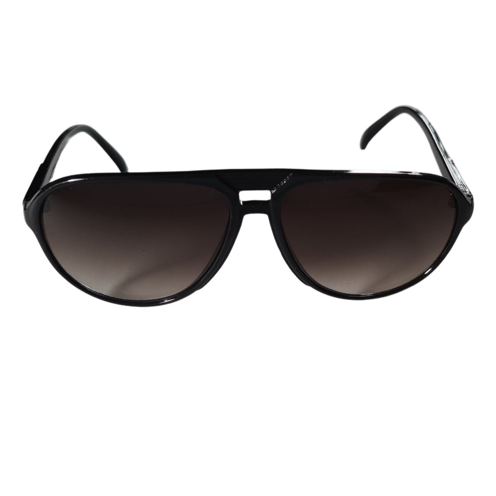 Schwarze Designer Unisex-Sonnenbrille