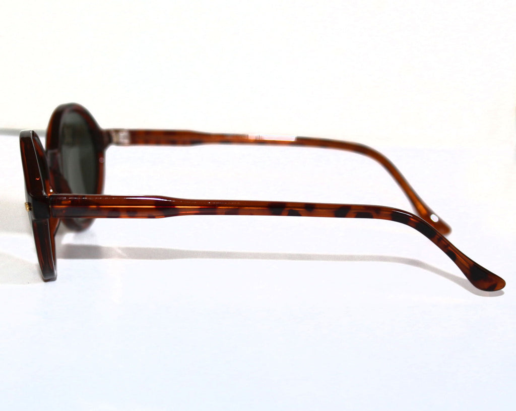 Braun getigerte Designer Damen-Sonnenbrille