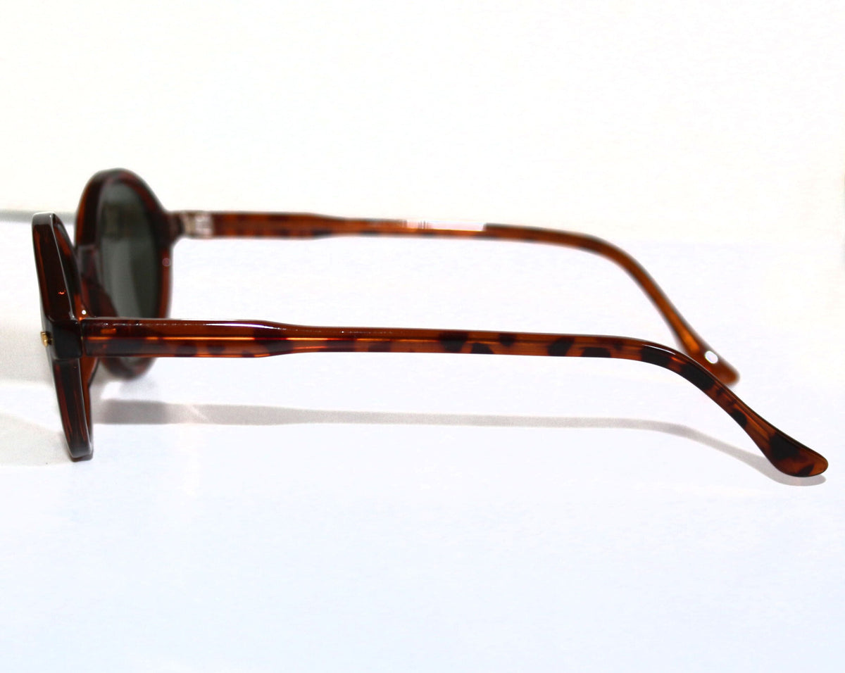 Braun getigerte Designer Damen-Sonnenbrille