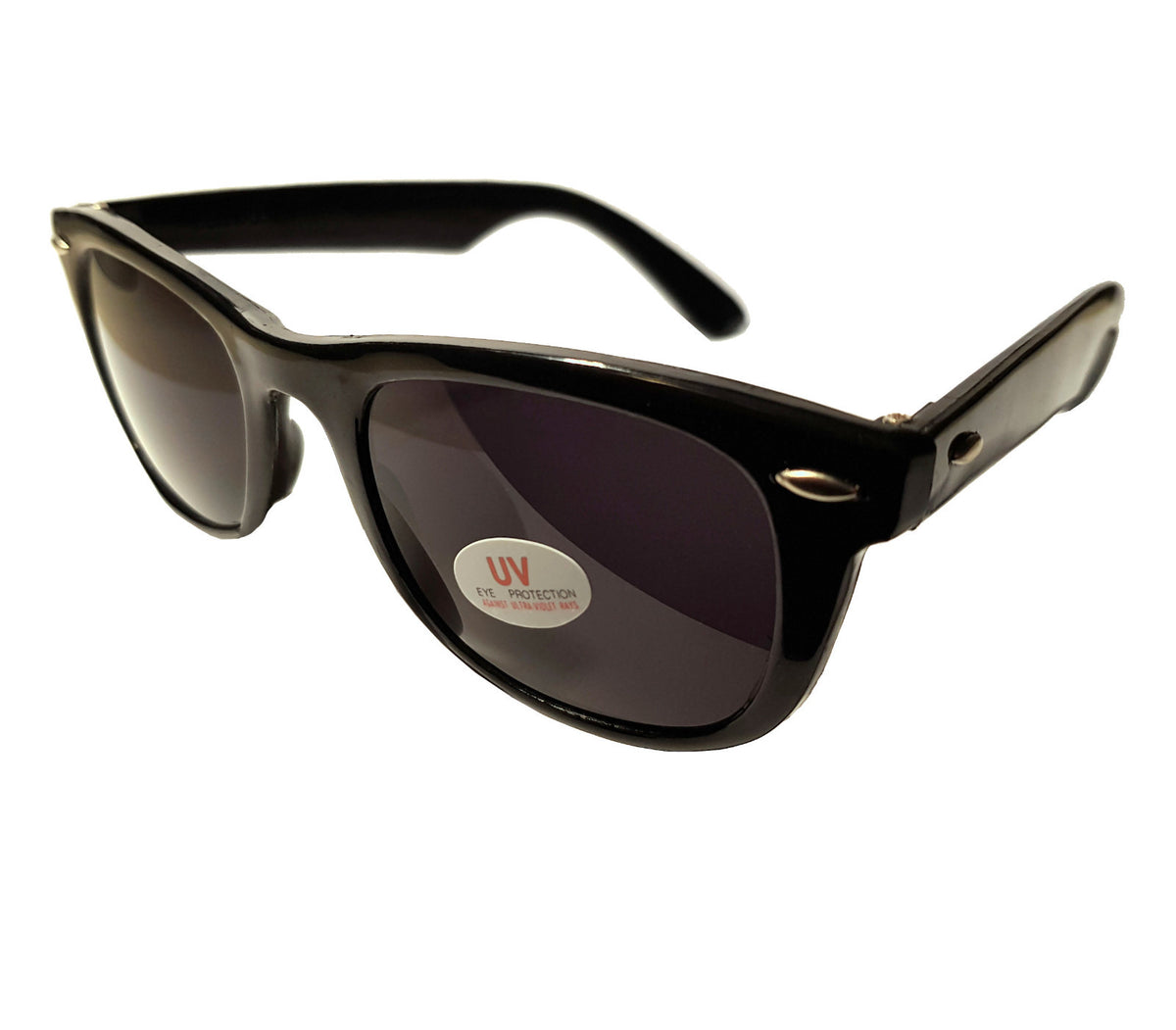 Schwarze Blues-Brothers Sonnenbrille extra-dunkel