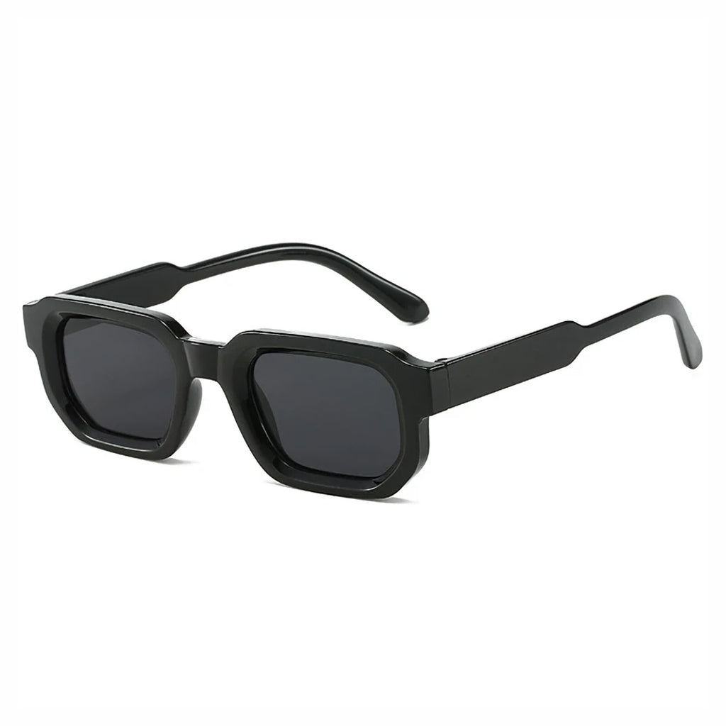 Glänzend schwarze Retro-Partybrille