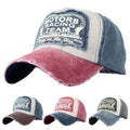 Motor Racing Vintage-Basecap aus Baumwolle mit Retro-Stickerei