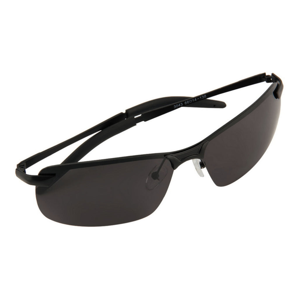 Schwarze Matrix-Sonnenbrille mit Farbwechsel
