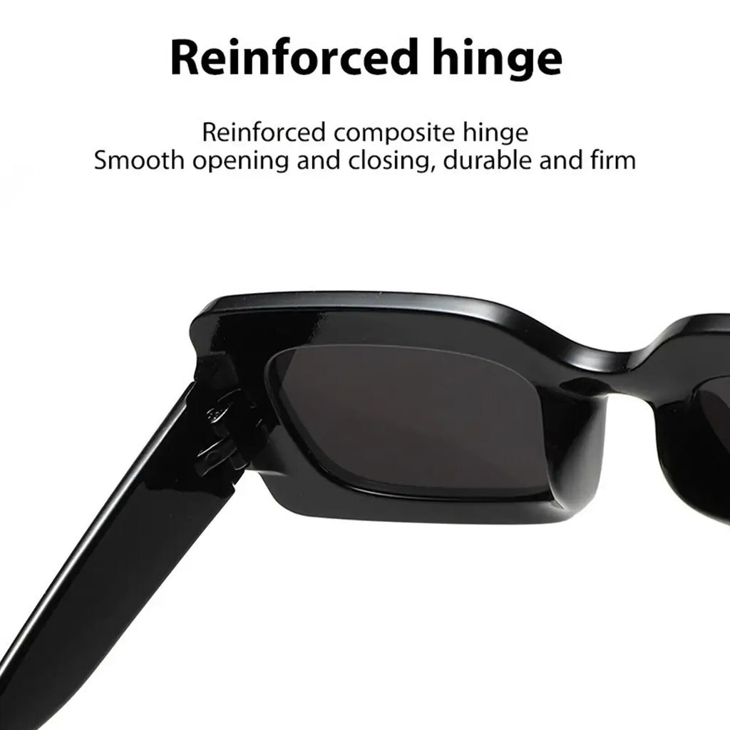 Glänzend schwarze Retro-Partybrille