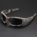 Schwarze Sport-Sonnenbrille aus Polycarbonat