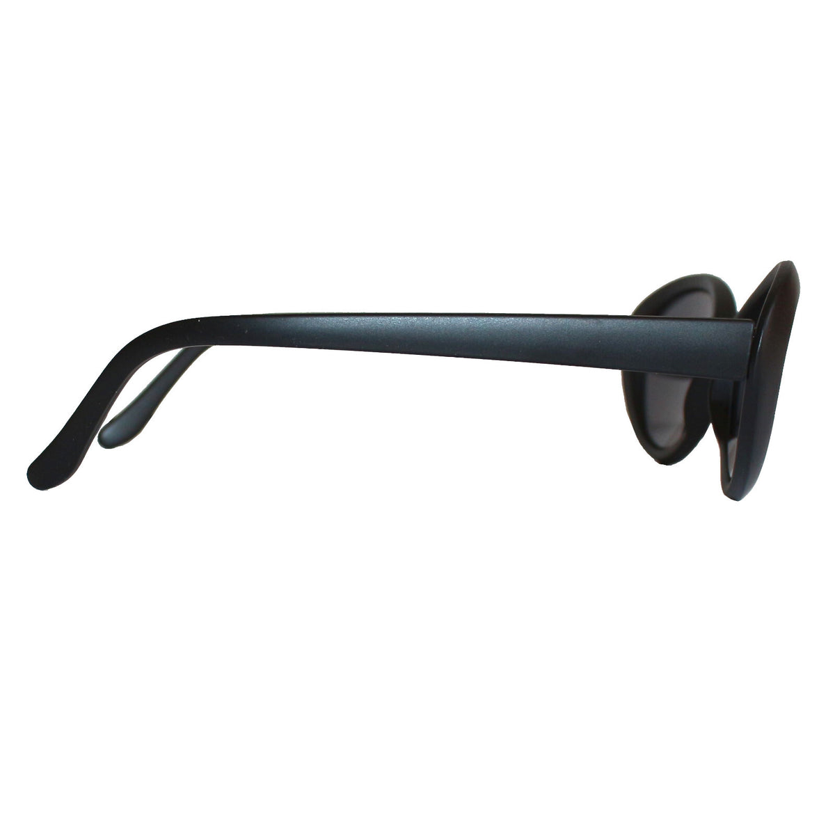 Mattschwarze Cat-Eye-Sonnenbrille