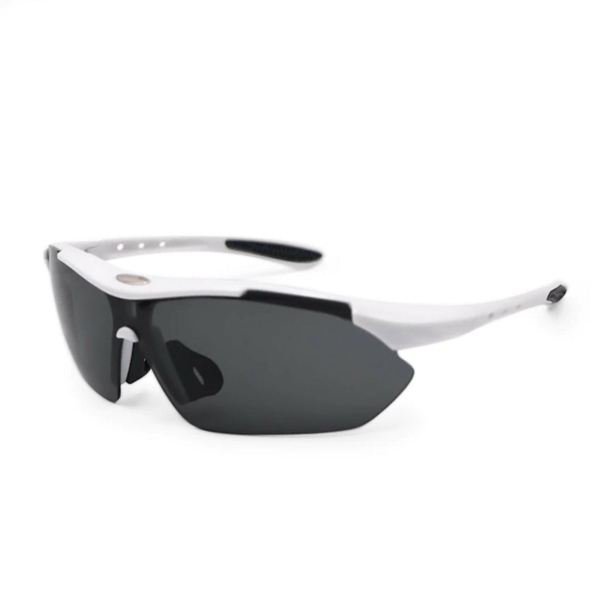 Weiße polarisierte Sport-Sonnenbrille X4