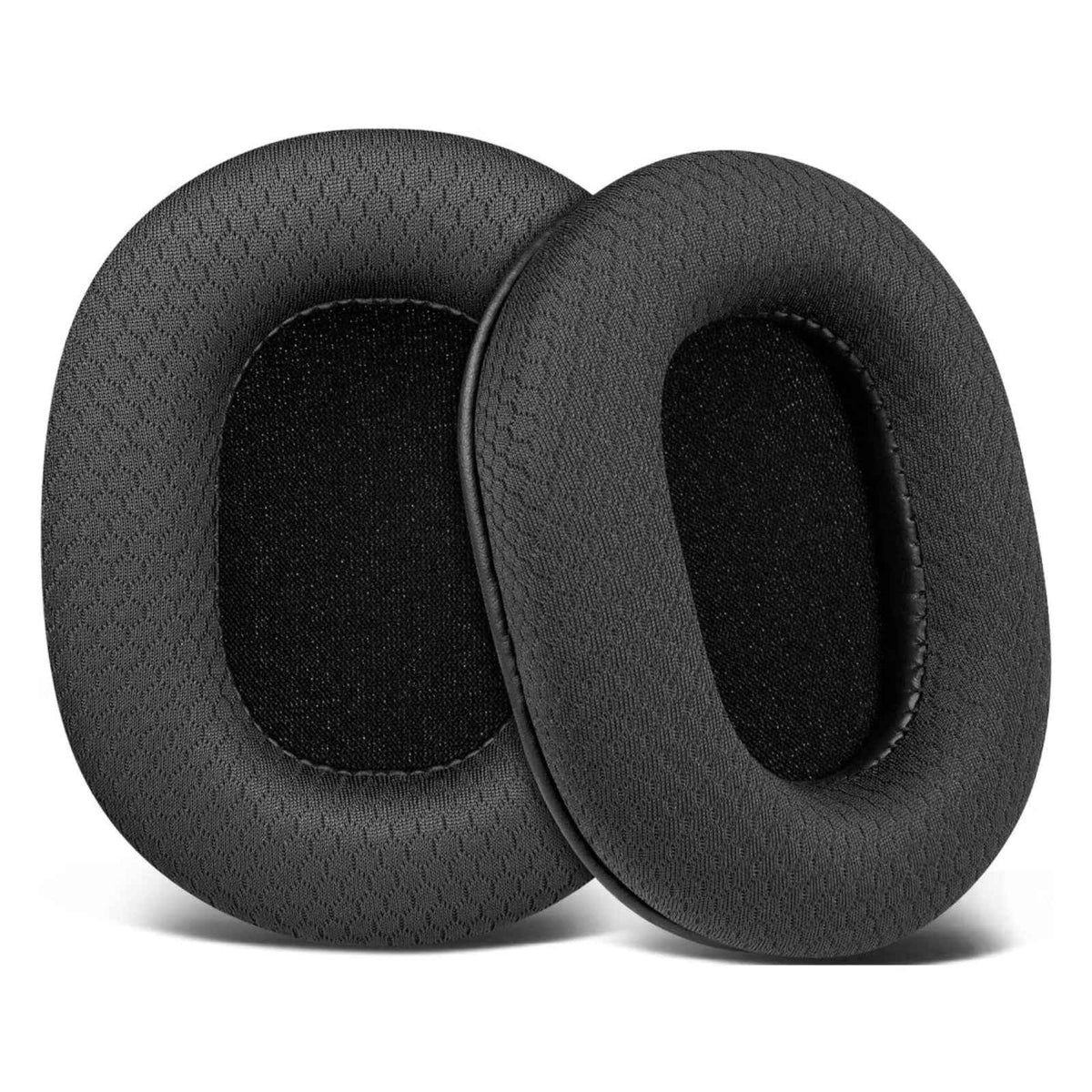 Ersatz Ohrpolster Audio Technica ATH M50X M40X M30X M20X MSR7 SX1 schwarz Mesh