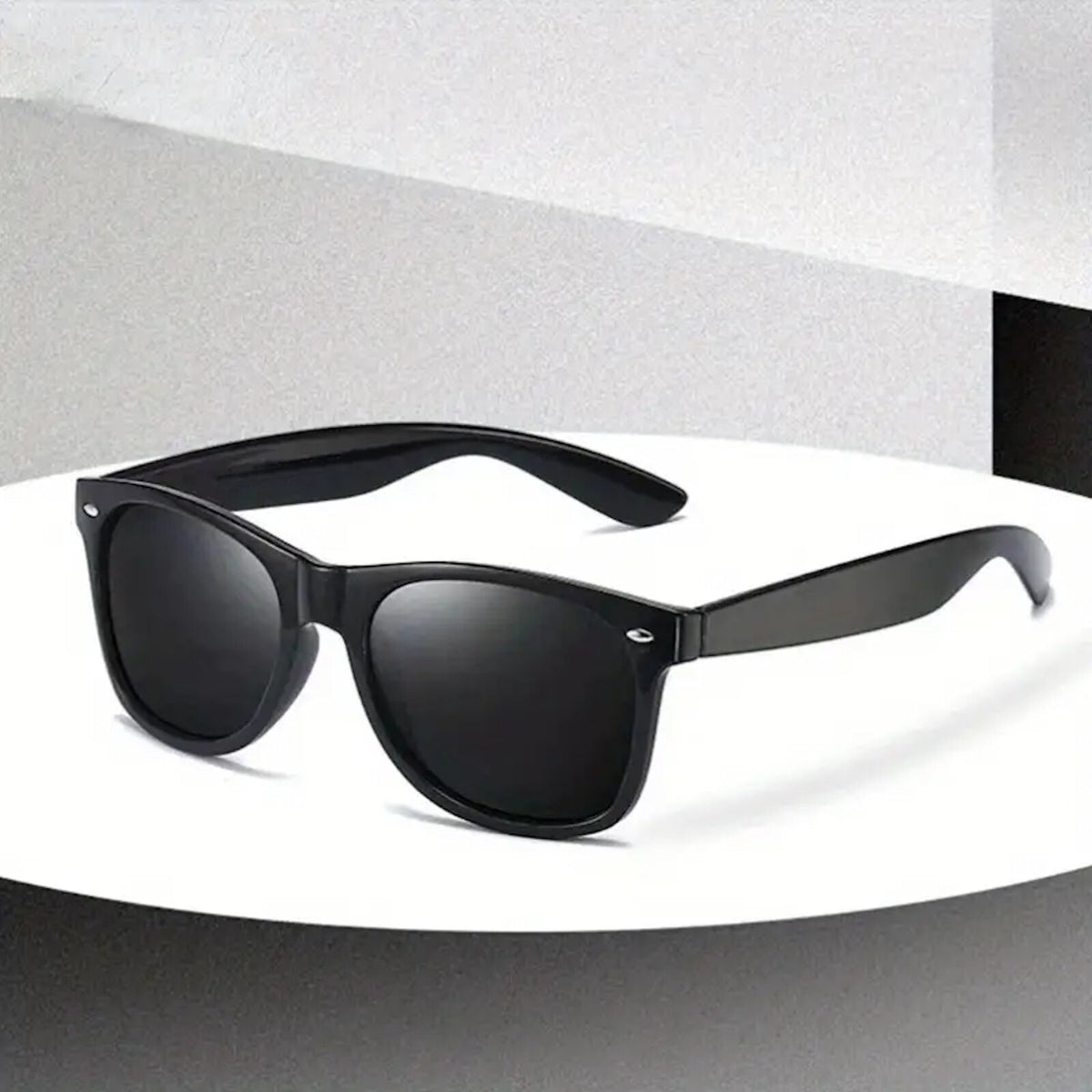 Schwarze Blues-Brothers Sonnenbrille extra-dunkel