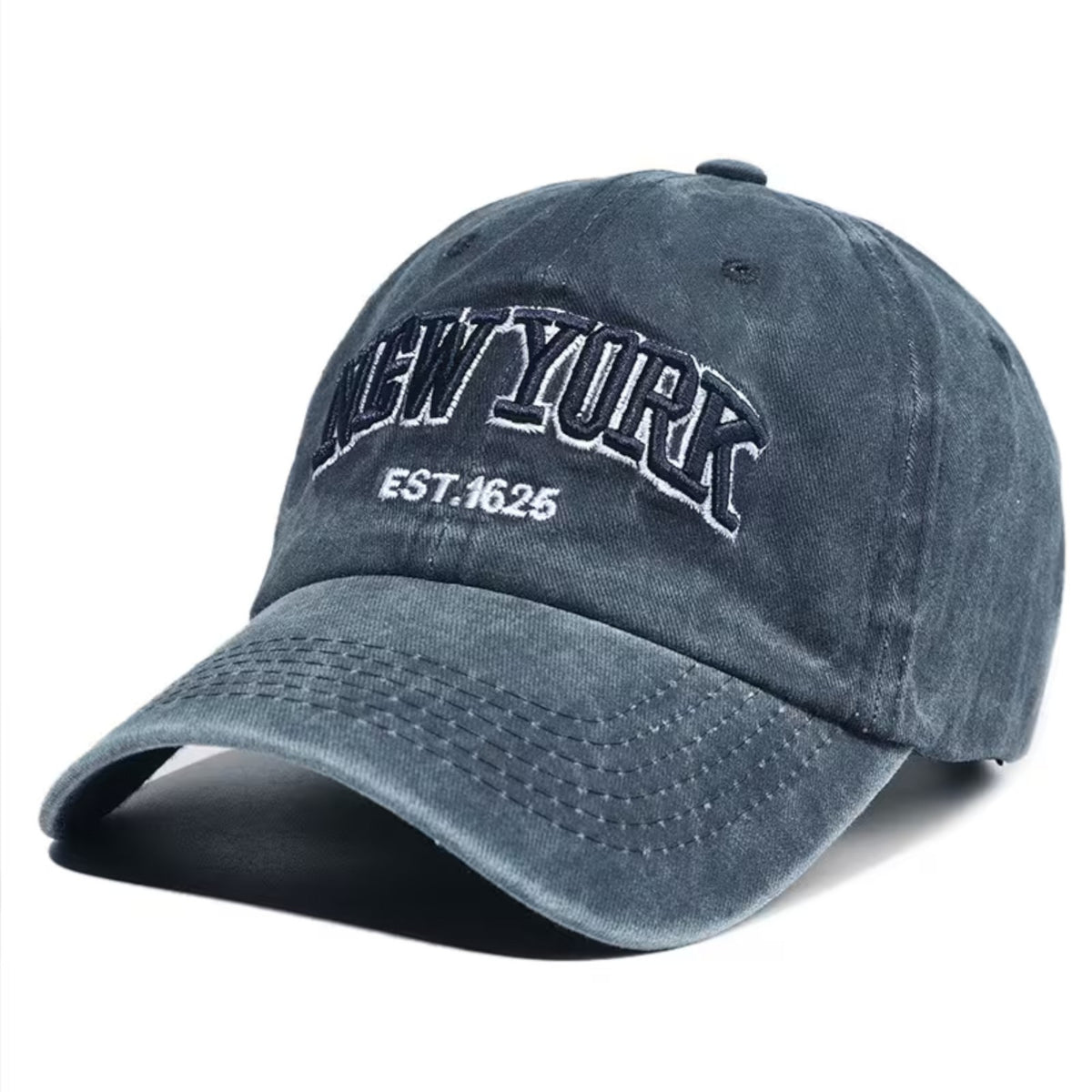 New York Vintage Basecap mit Retro-Stickerei