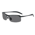 Schwarze photochrome Matrix-Sonnenbrille