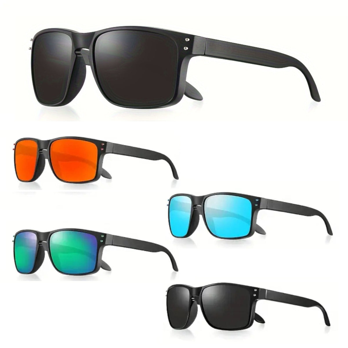 Retro Sonnenbrille im W-Design der 80er