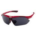 Rote polarisierte Sport-Sonnenbrille X4