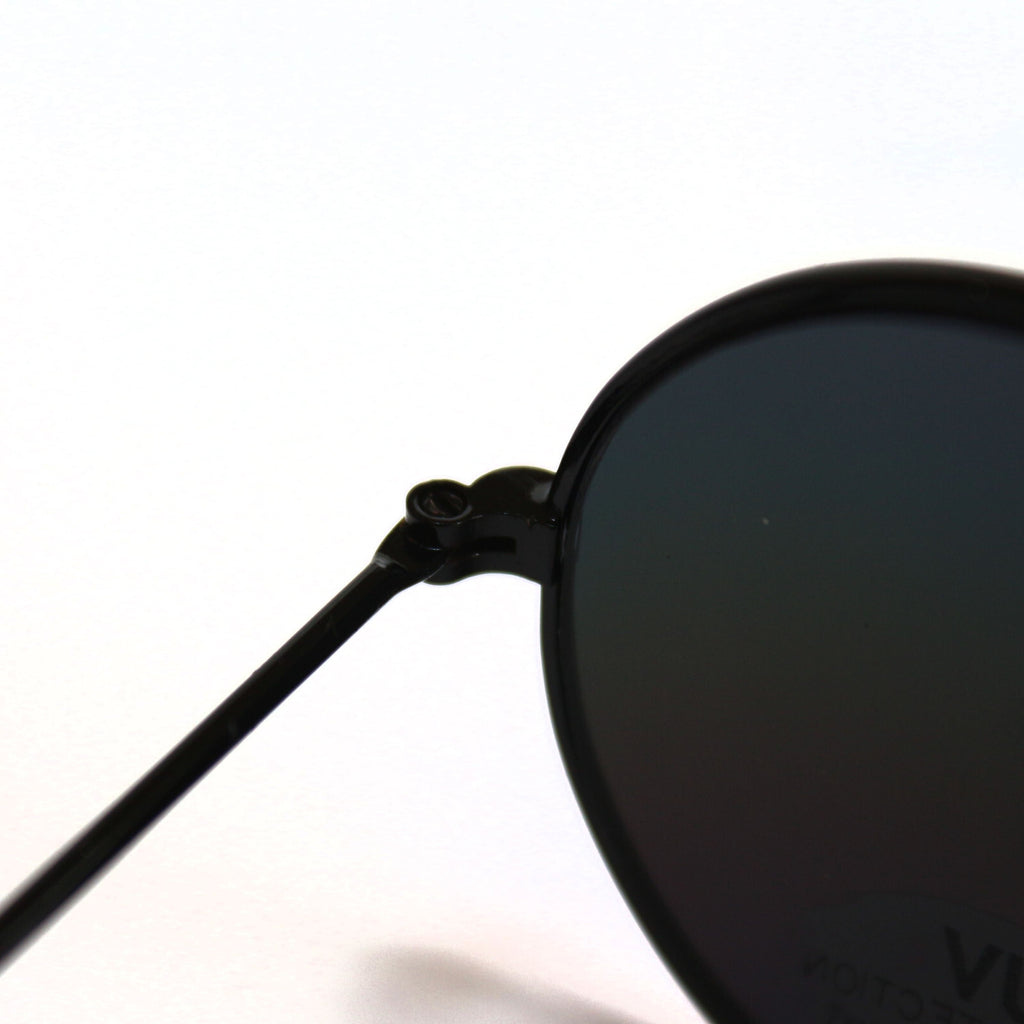Runde schwarze Steampunk-Sonnenbrille verspiegelt