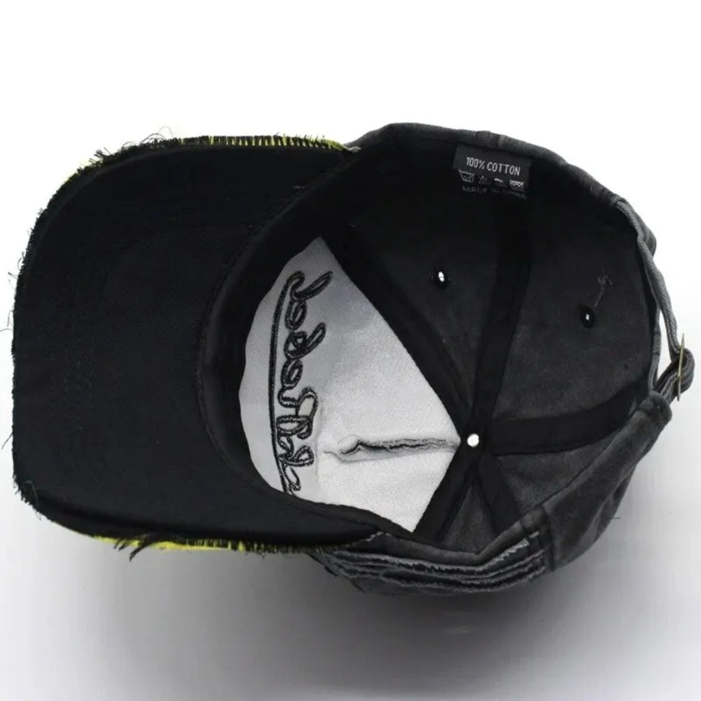 Schwarz-graue Black Rebel Vintage-Basecap