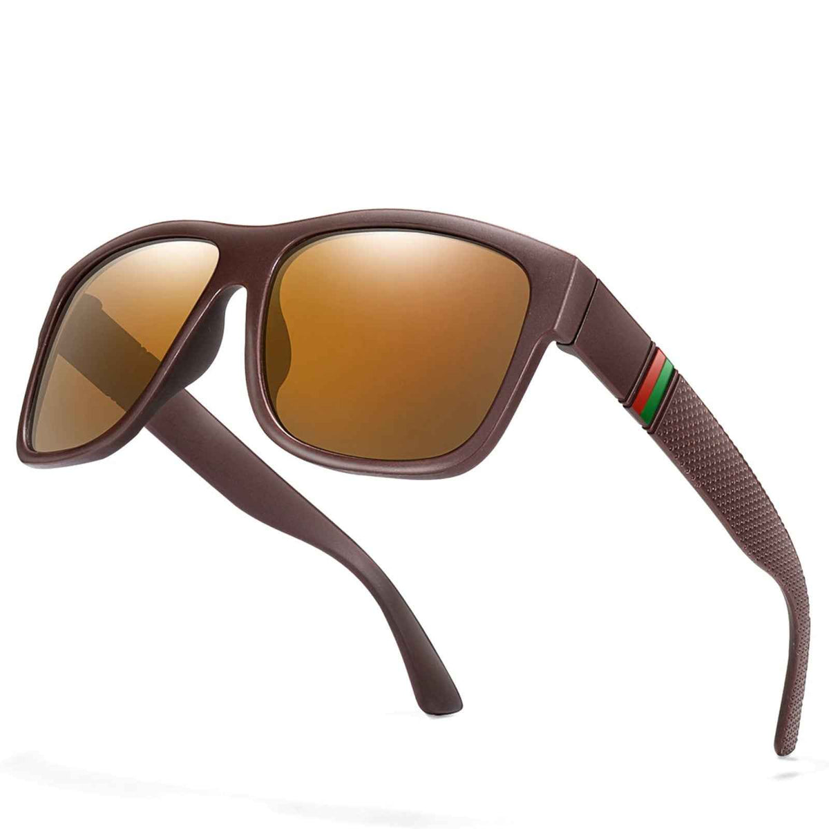 Stylische Sonnenbrille Matt Gläser Braun Cool 5417 BR