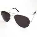 Silber-dunkelgraue Piloten-Sonnenbrille
