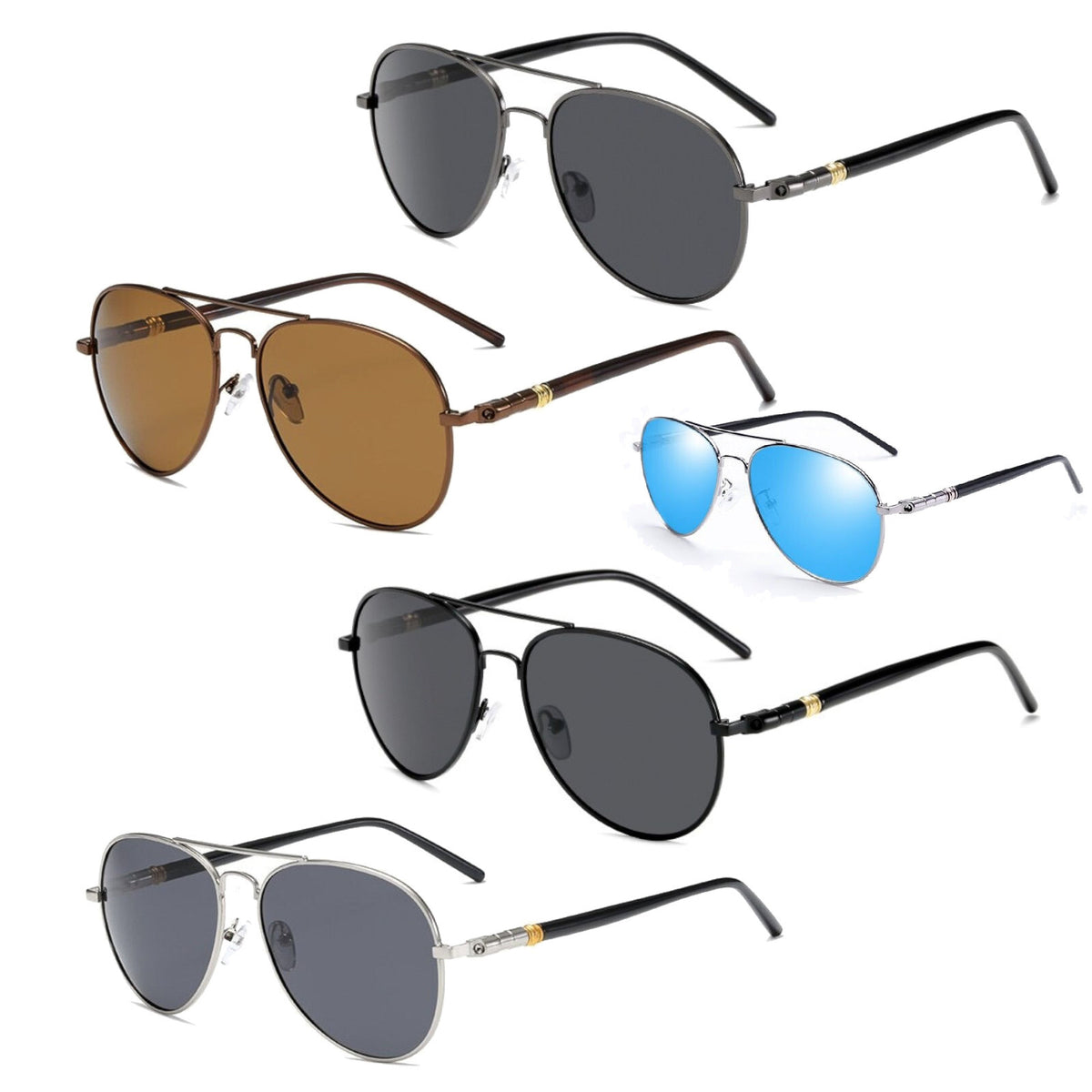 Polarisierte Piloten-Sonnenbrille P110