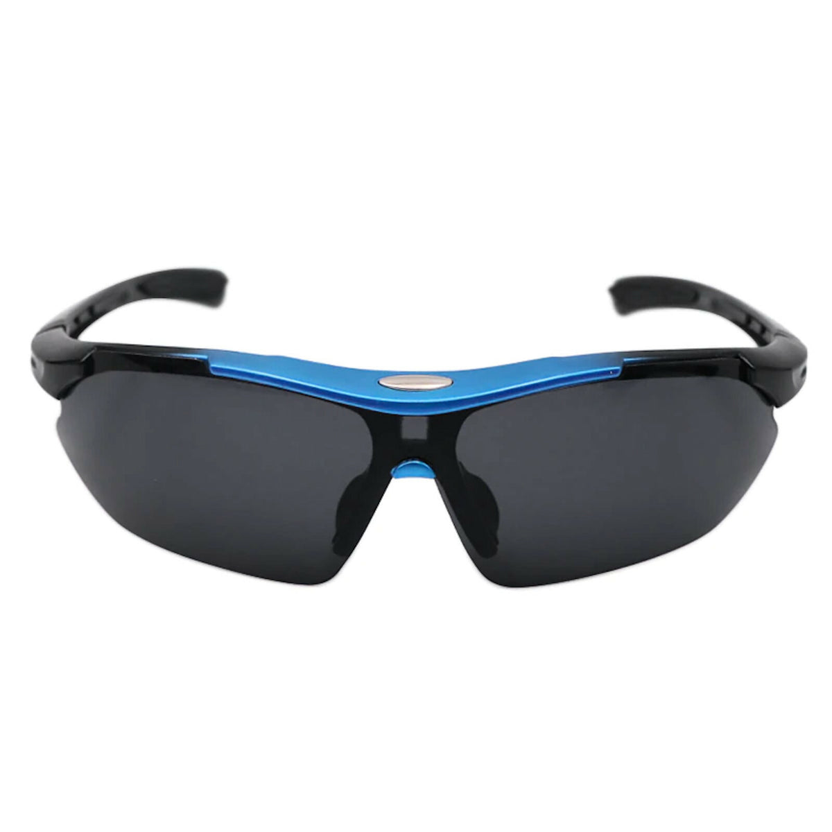 Schwarz-blaue polarisierte Sport-Sonnenbrille X4