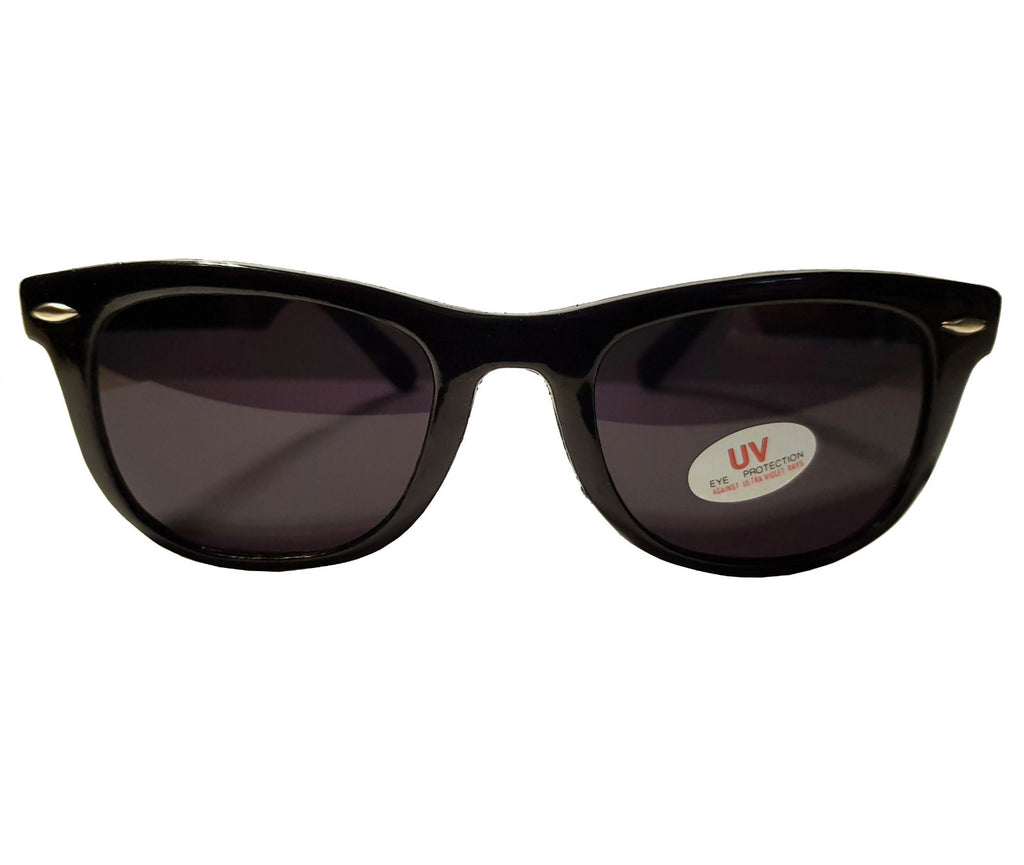 Schwarze Blues-Brothers Sonnenbrille extra-dunkel