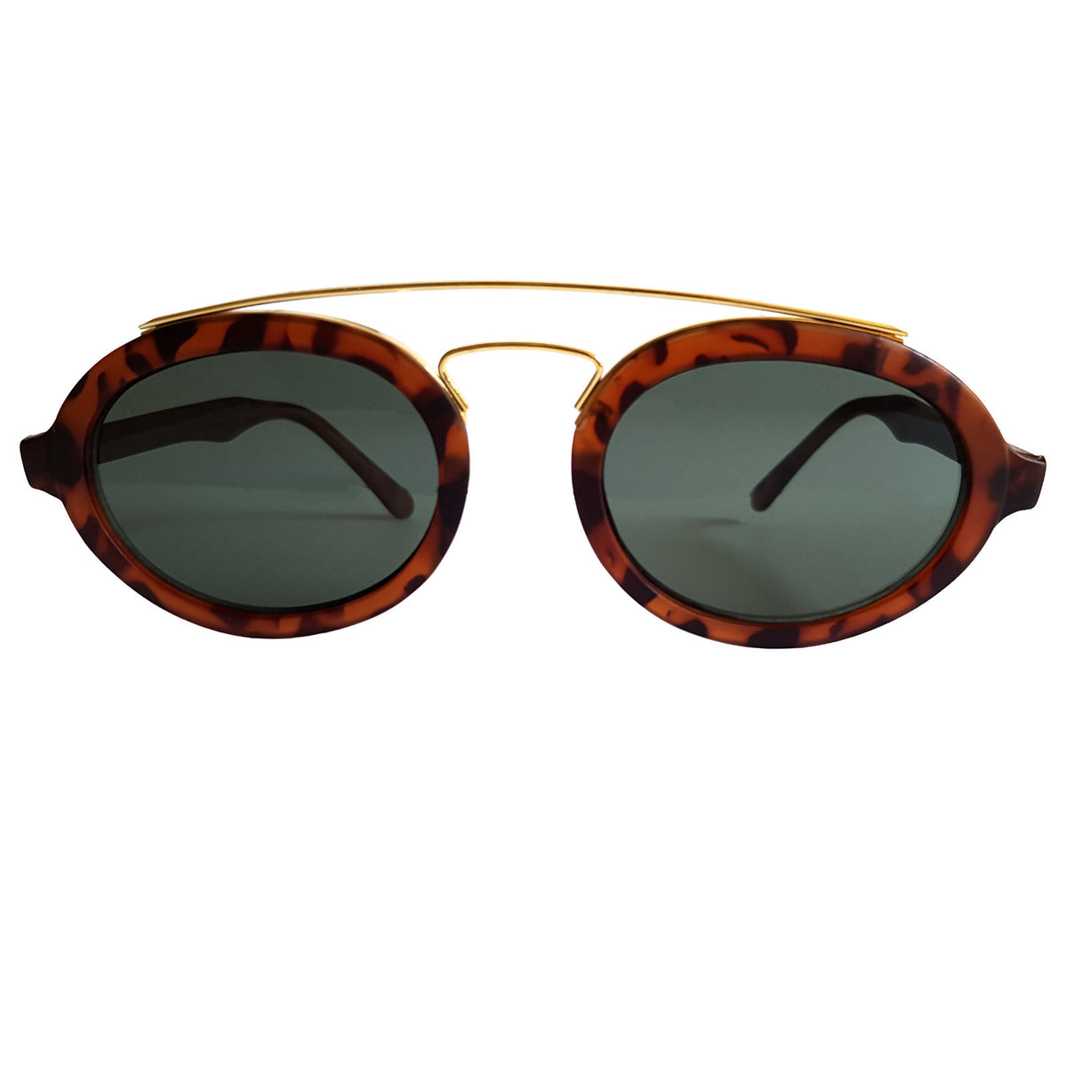 Gold-braune Vintage G-Style Sonnenbrille