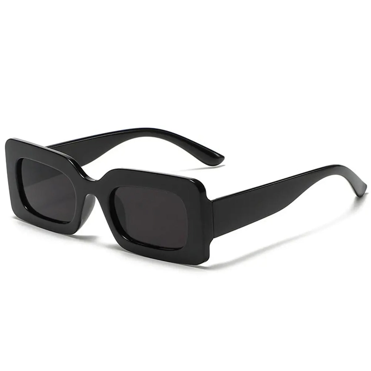 Glänzend schwarze Retro-Partybrille