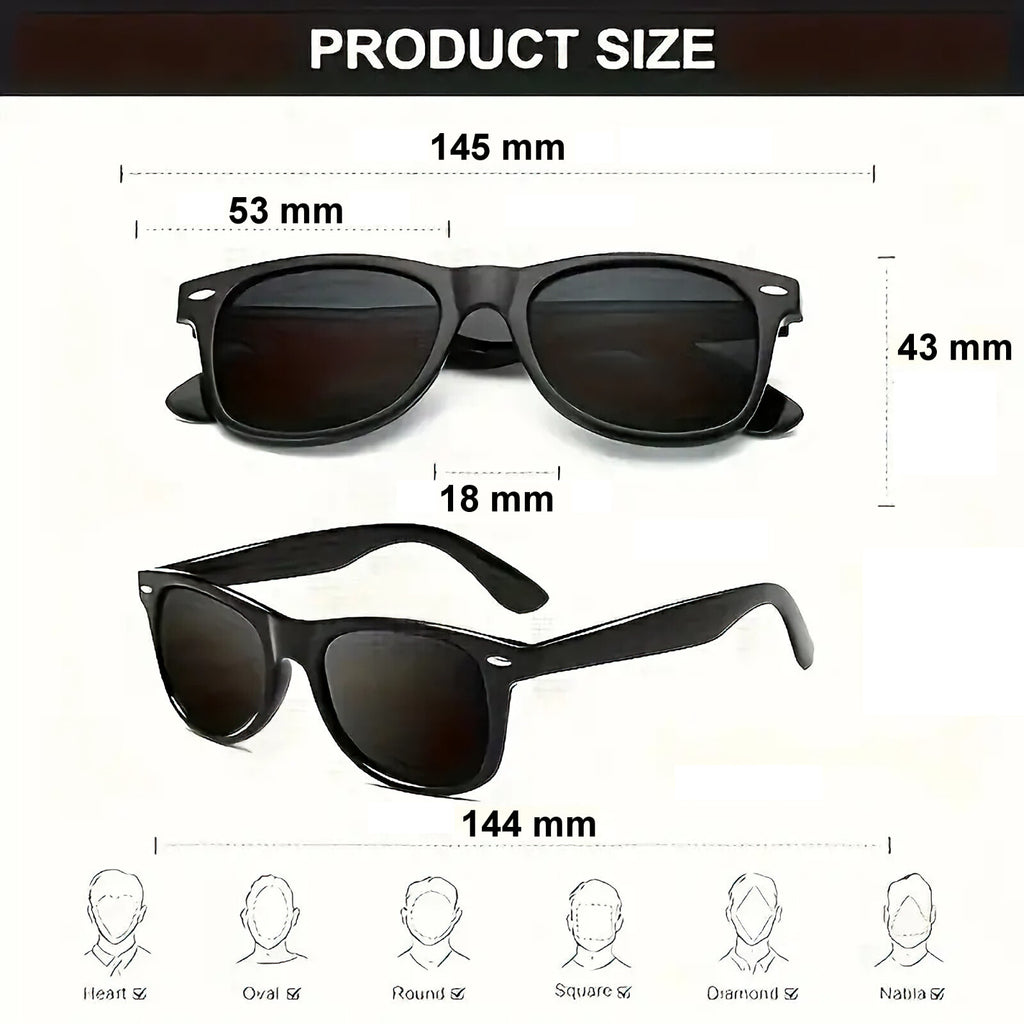 Schwarze Blues-Brothers Sonnenbrille extra-dunkel