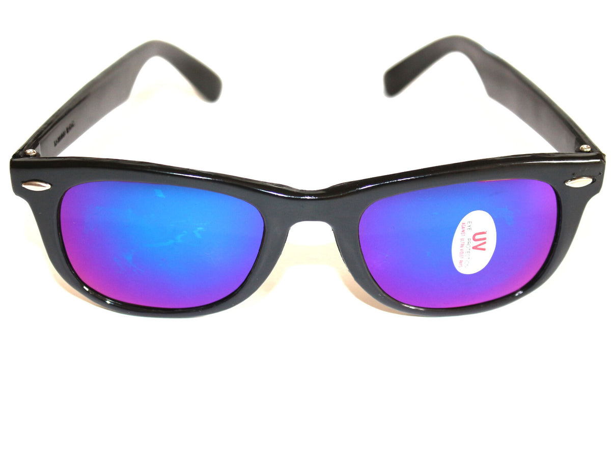Blau verspiegelte Blues-Brothers Sonnenbrille